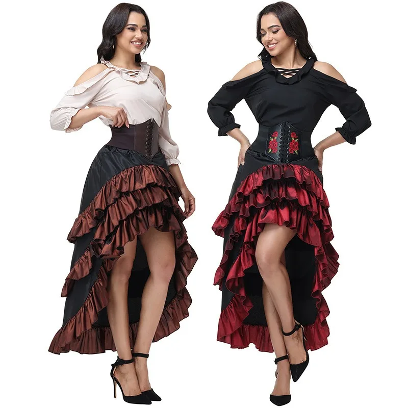 Ethnic Gown - فستان كلاسيكي مكشوف الأكتاف - فستان