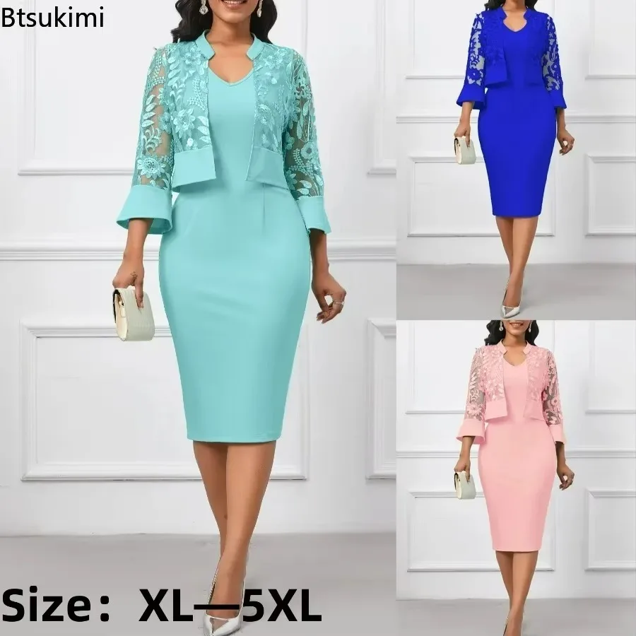 Ethnic Gown - 2026 المرأة 2 قطعة مجموعات فساتين