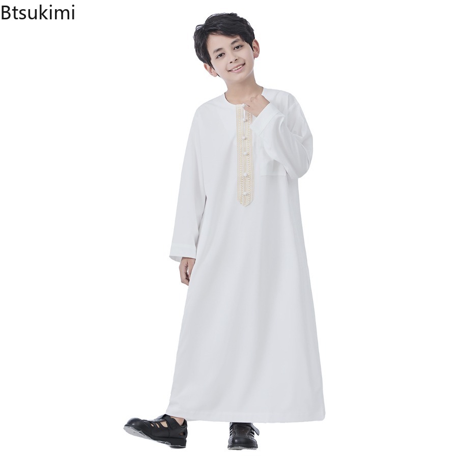 Ethnic Fashion In Dubai - ثوب أطفال طويل الأكمام للشرق الأوسط