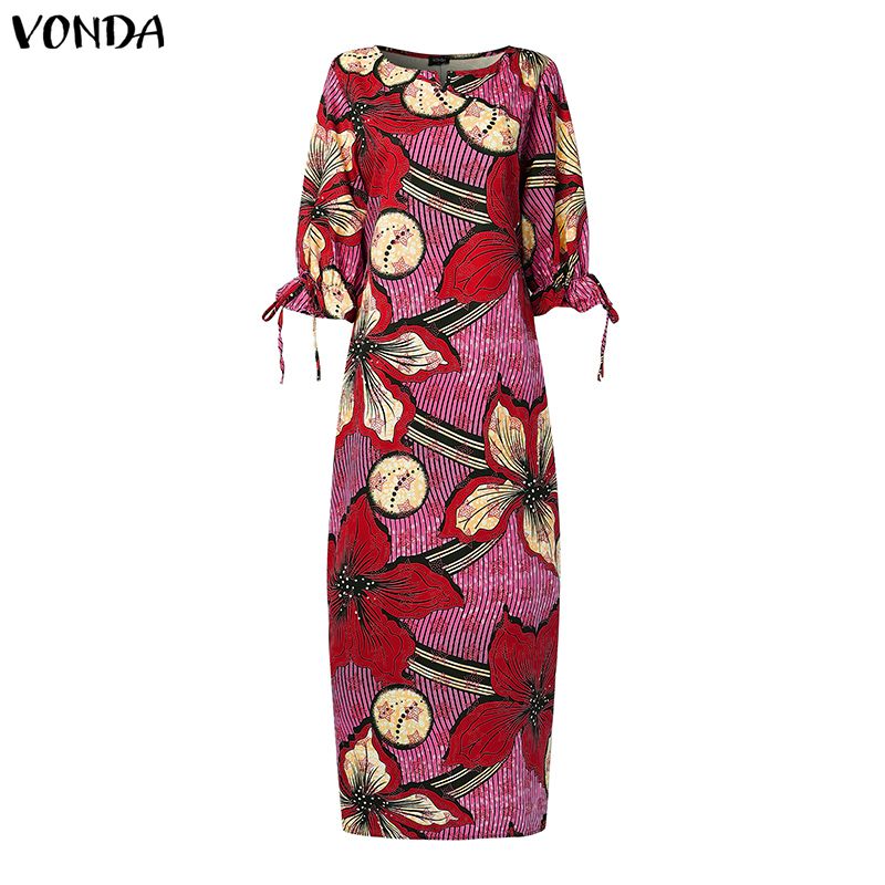 فستان ماكسي نسائي من VONDA بمق - مراجعة Ethnic Gown وسعره