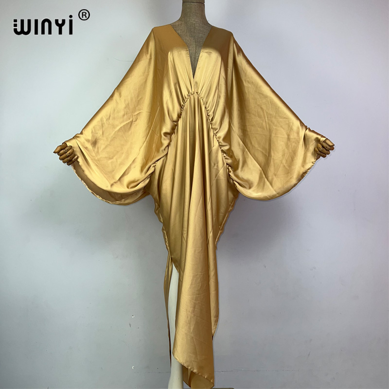 ملابس سباحة أنيقة أحادية اللون - مراجعة Ethnic Gown وسعره
