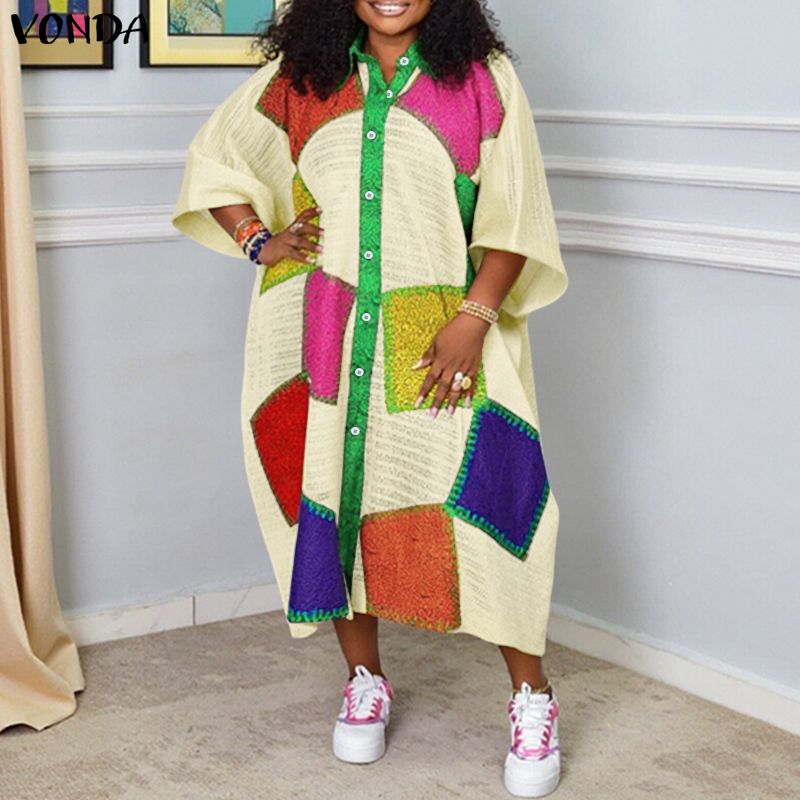 فستان طويل بوهيمي من VONDA مقا - مراجعة Ethnic Gown وسعره