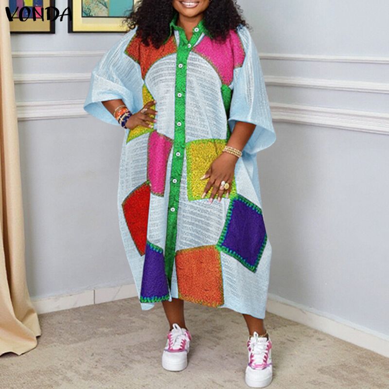 فستان طويل بوهيمي من VONDA مقا - مراجعة Ethnic Gown وسعره