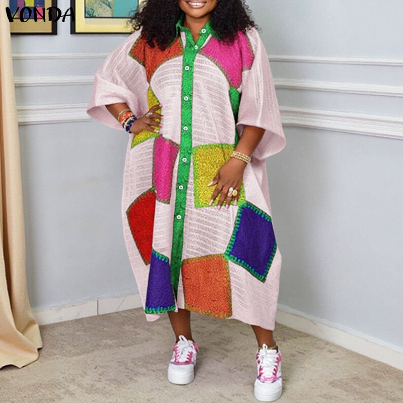 فستان طويل بوهيمي من VONDA مقا - مراجعة Ethnic Gown وسعره