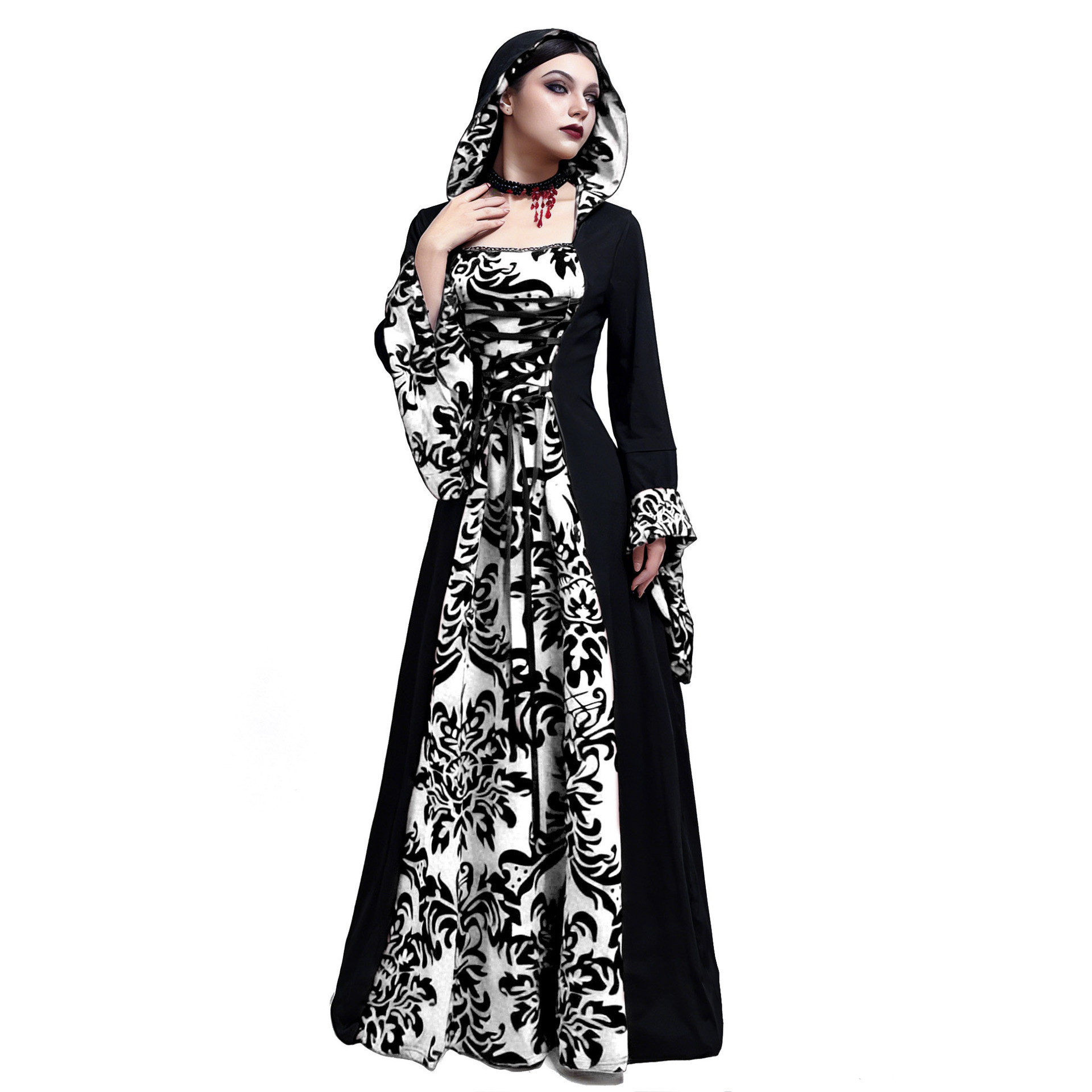 فستان طويل كلاسيكي على الطراز  - مراجعة Ethnic Gown وسعره