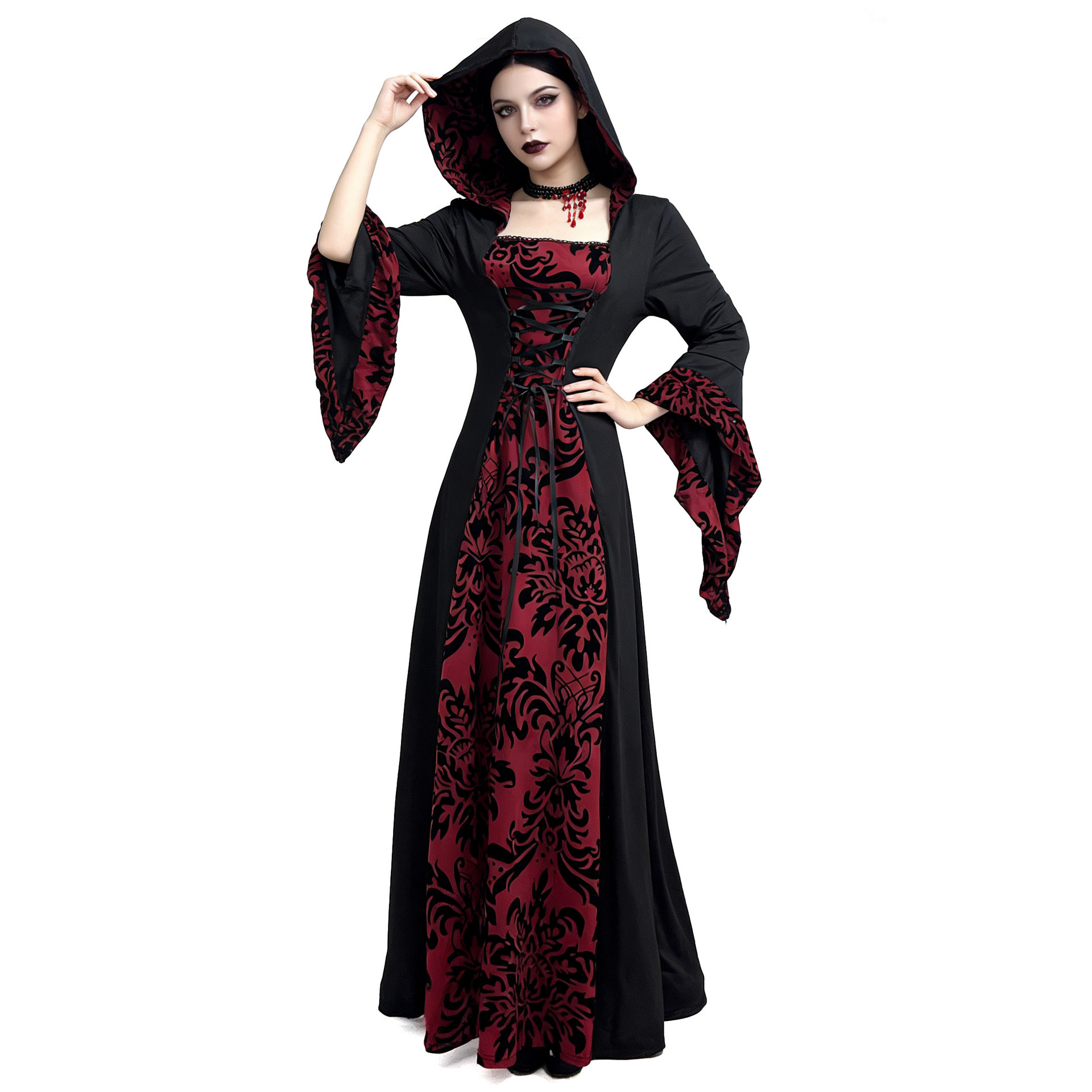 فستان طويل كلاسيكي على الطراز  - مراجعة Ethnic Gown وسعره